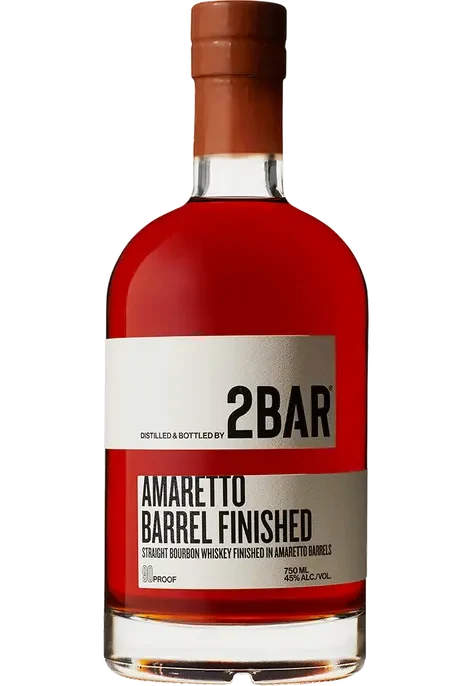 2BAR BOURBON STRAIGHT AMARETTO BARREL FINISHED WASHINGTON 750ML