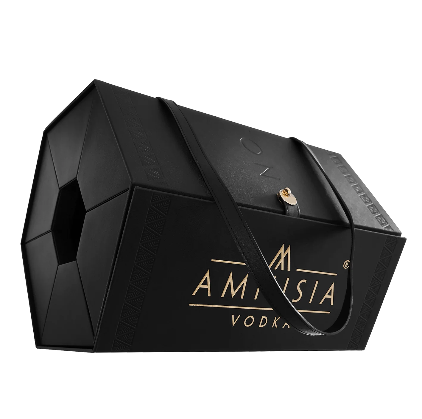 AMNISIA VODKA DUFFLE BAG HANDCRAFTED POLAND 750ML