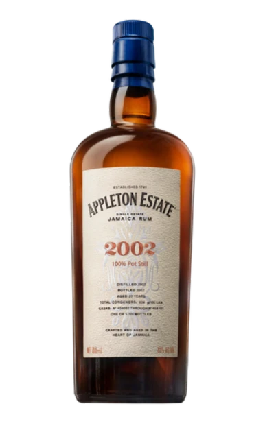 APPLETON ESTATE RUM HEARTS COLLECTION 2002 20YR JAMAICA 750ML