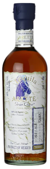 ARETTE TEQUILA ARTESANAL GRAN CLASE EXTRA ANEJO 750ML