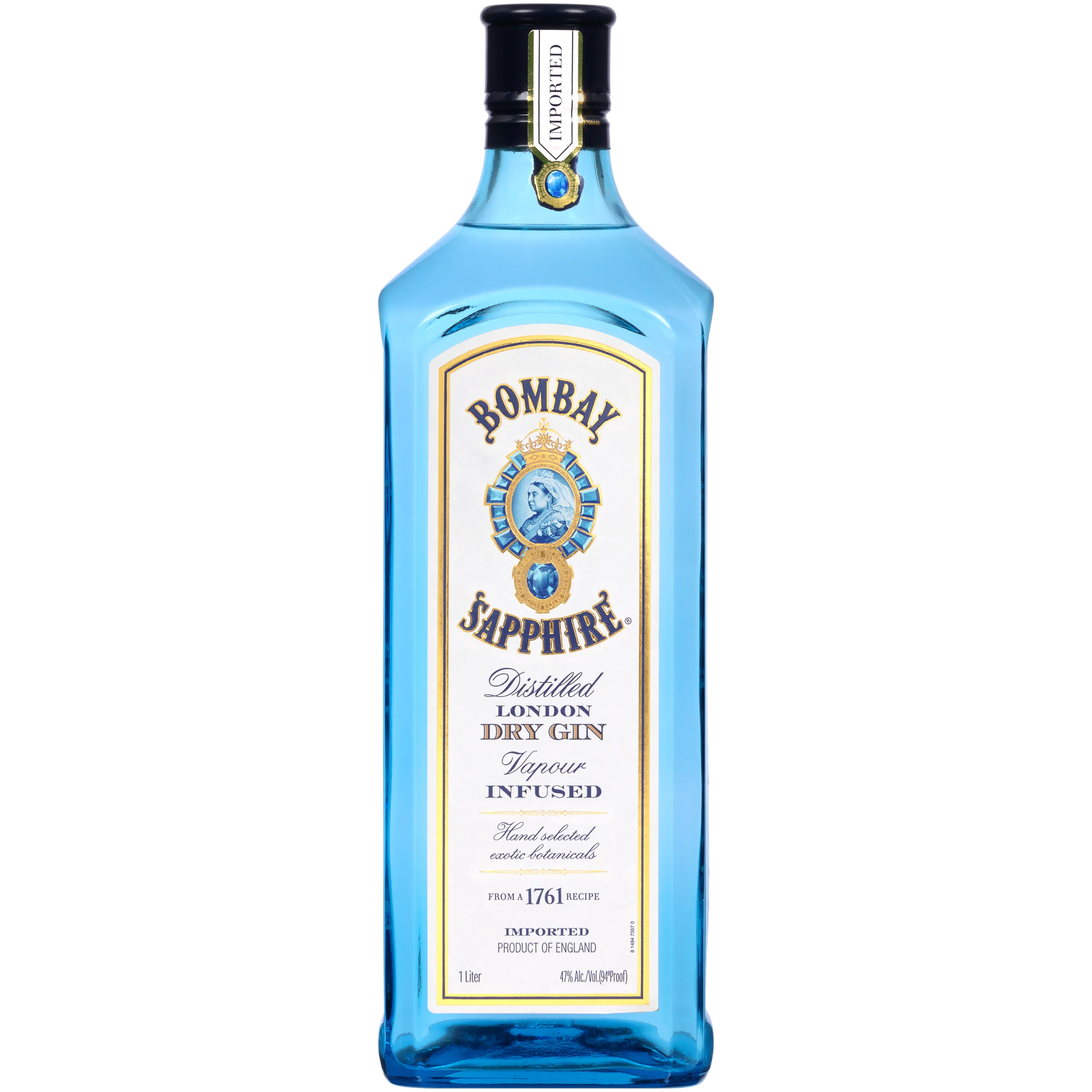 BOMBAY SAPPHIRE DRY GIN 1LI