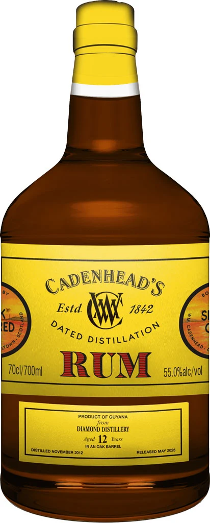 CADENHEADS RUM DIAMOND DISTILLERY GUYANA 12YR 750ML