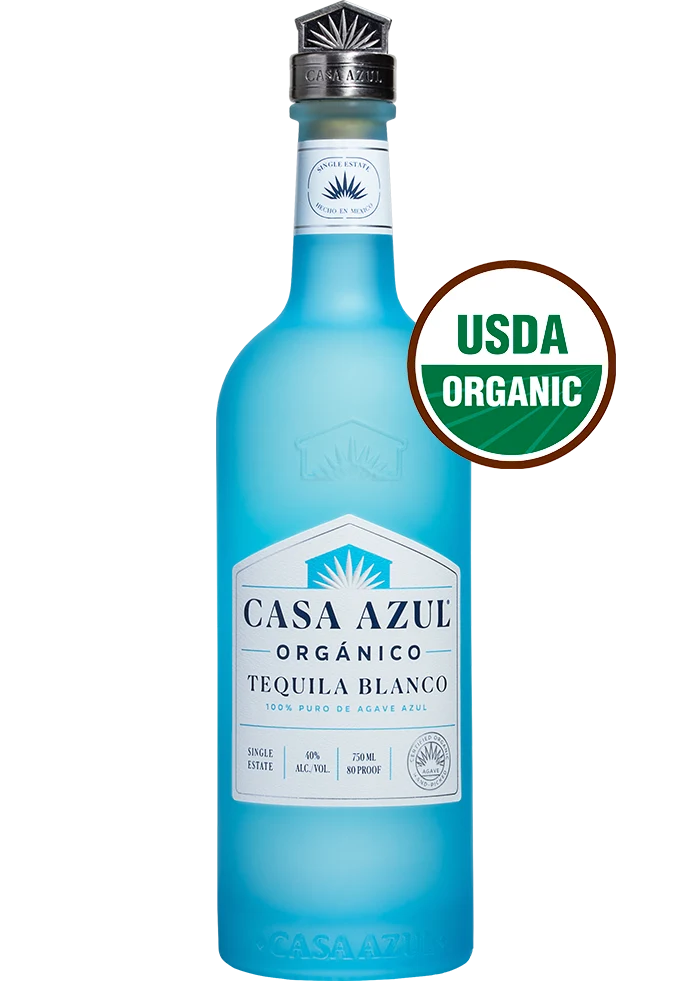 CASA AZUL TEQUILA BLANCO ORGANICO 750ML