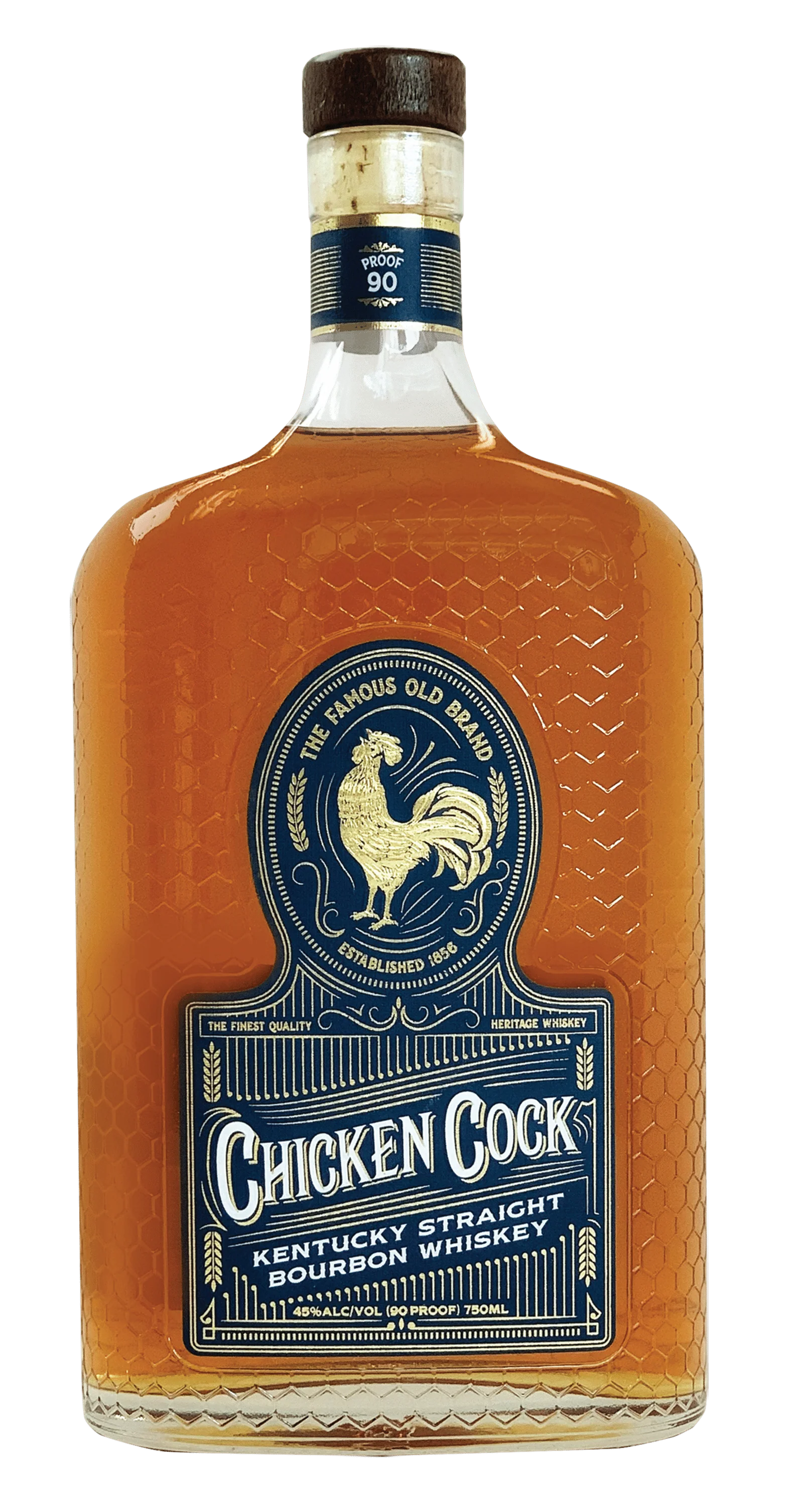 CHICKEN COCK BOURBON STRAIGHT KENTUCKY 750ML