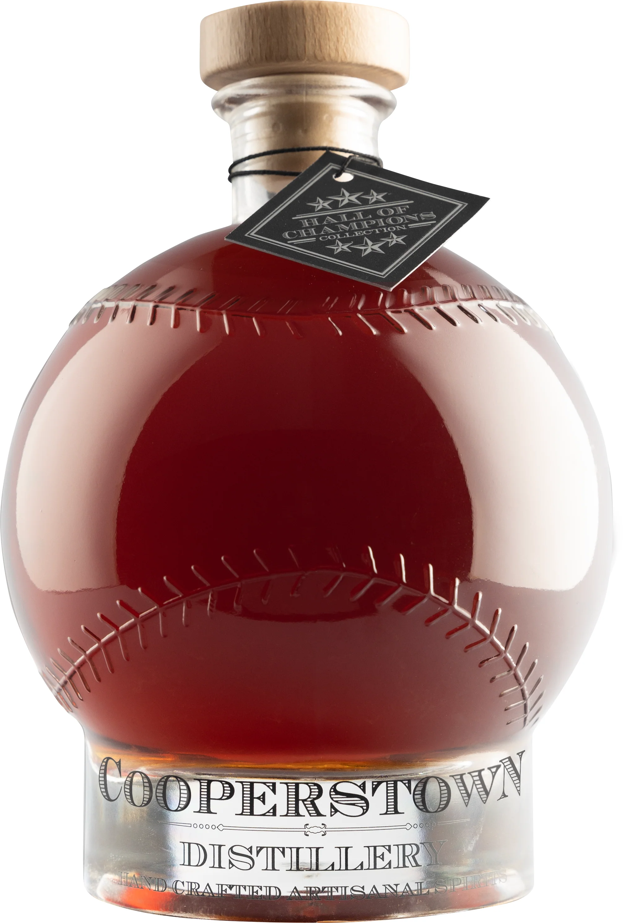 COOPERSTOWN WHISKEY BASKETBALL BOTTLE NEW YORK 750ML