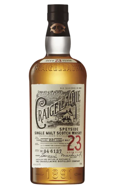 CRAIGELLACHIE SINGLE MALT SCOTCH WHISKY EXCEPTIONAL CASK SERIES 23YR 700ML