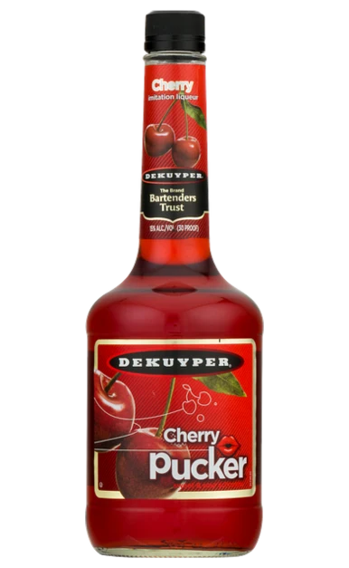 DEKUYPER SCHNAPPS PUCKER CHERRY LIQUEUR 1LI