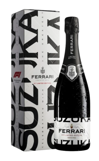 FERRARI TRENTO SPARKLING WINE BRUT F1 LIMITED SUZUKA EDITION ITALY 750ML