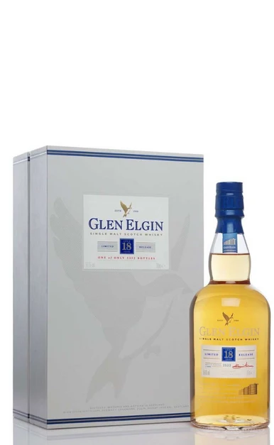 GLEN ELGIN SCOTCH SINGLE MALT LIMITED RELEASE 18YR 750ML