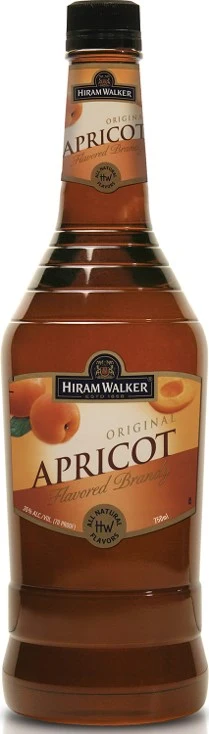 H WALKER BRANDY APRICOT FLAVOR 750ML