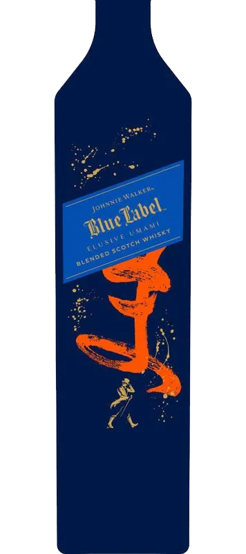 JOHNNIE WALKER SCOTCH BLENDED BLUE LABEL LIMITED ELUSIVE UMAMI RELEASE 750ML