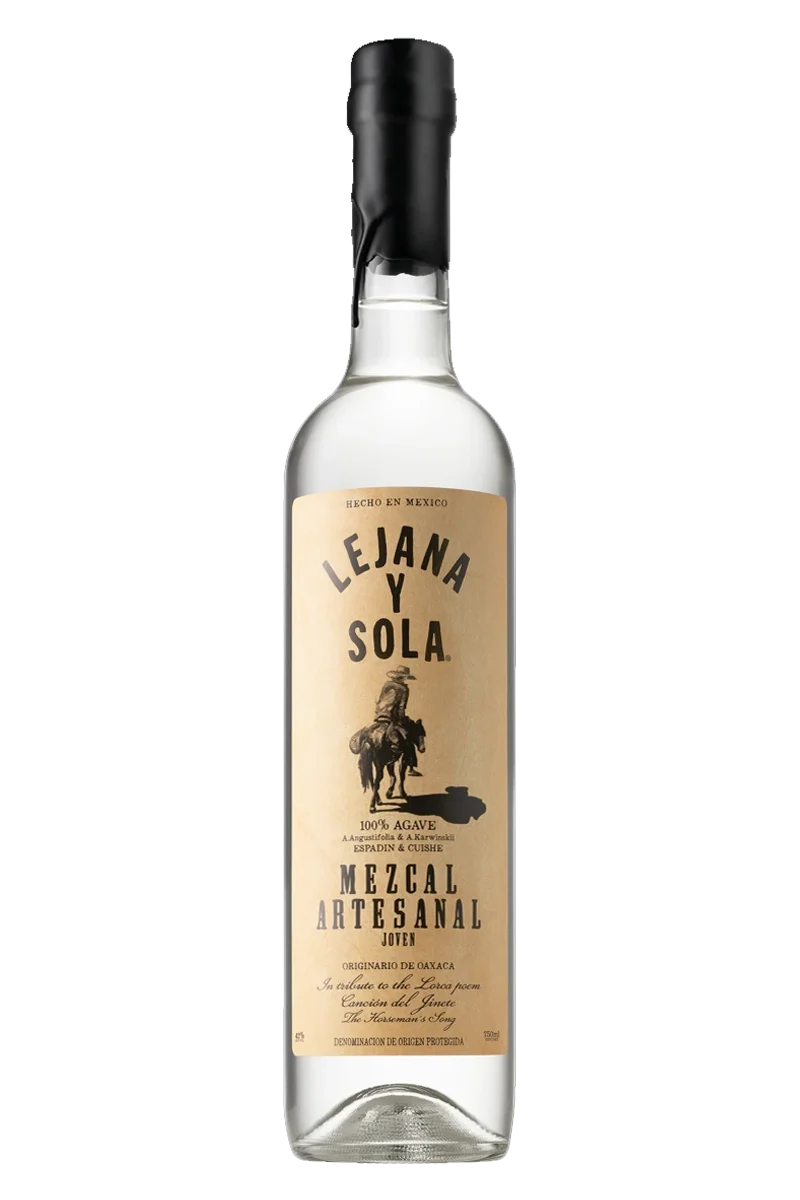 LEJANA Y SOLA MEZCAL ARTESANAL JOVEN 750ML