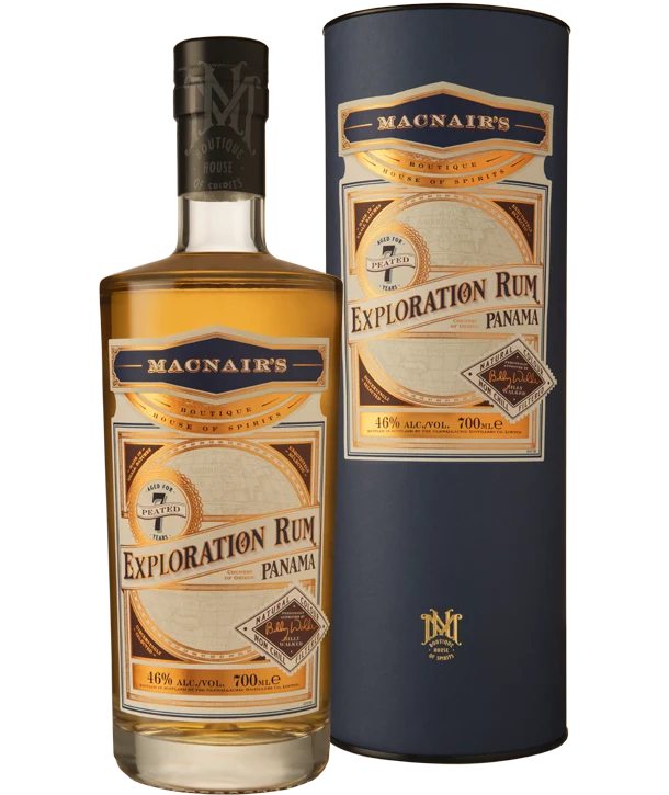 MACNAIRS EXPLORATION RUM PEATED 7YR PANAMA 700ML