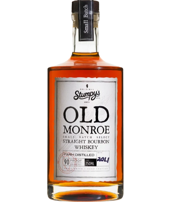 OLD MONROE BOURBON STRAIGHT SMALL BATCH SELECT ILLINOIS 750ML