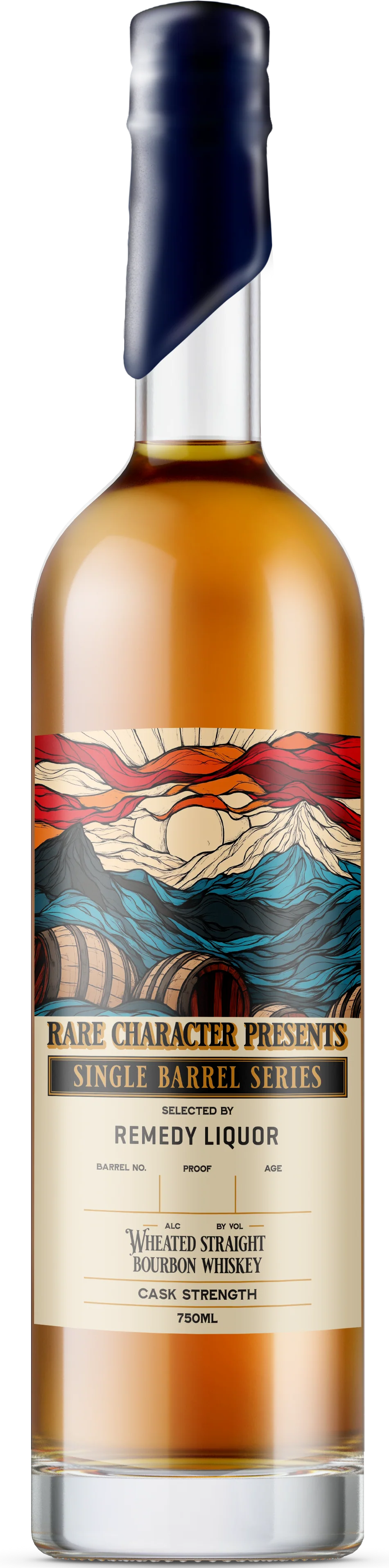 RARE CHARACTER BOURBON WHEATED CASK STRENGTH REMEDY SINGLE BARREL SERIES KENTUCKY 8YR 750ML