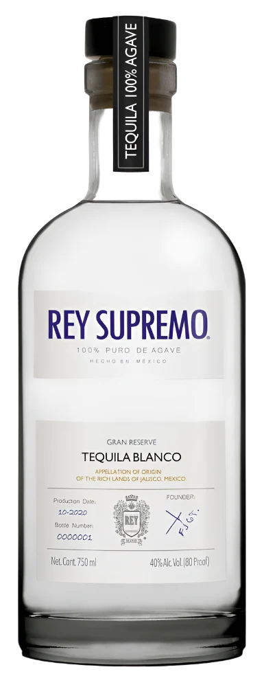 REY SUPREMO TEQUILA BLANCO GRAN RESERVE 750ML