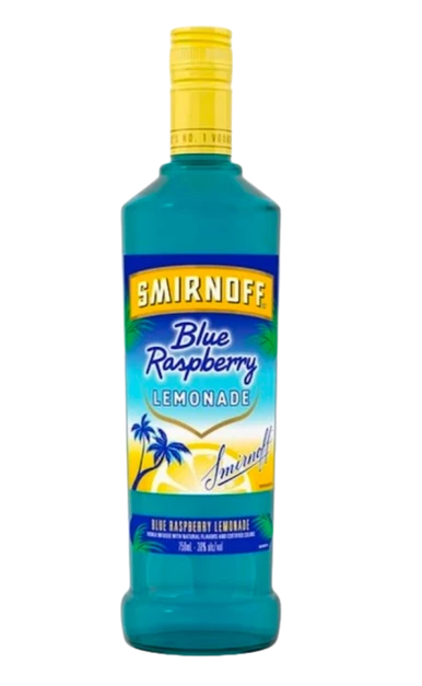 SMIRNOFF VODKA BLUE RASPBERRY LEMONADE 750ML