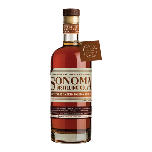 SONOMA DISTILLING BOURBON CHERRYWOOD SMOKED CALIFORNIA 750ML