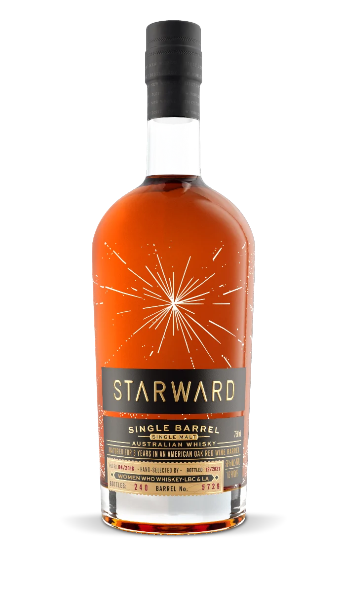 STARWARD WHISKY SINGLE MALT WOMEN WHO WHISKEY SINGLE BARREL SELECTED AUSTRALIA 112PF 750ML