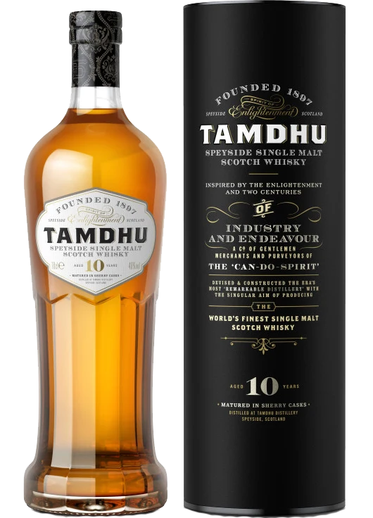 TAMDHU SCOTCH SINGLE MALT MATURED IN SHERRY OAK SPEYSIDE 10YR 750ML