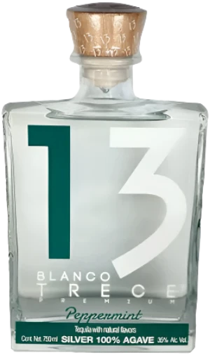 TEQUILA 13 BLANCO PEPPERMINT 750ML