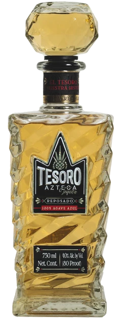 TESORO AZTECA TEQUILA REPOSADO 750ML