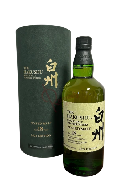 THE HAKUSHU WHISKY SINGLE MALT PEATED JAPAN 18YR 2024 EDITION 700ML