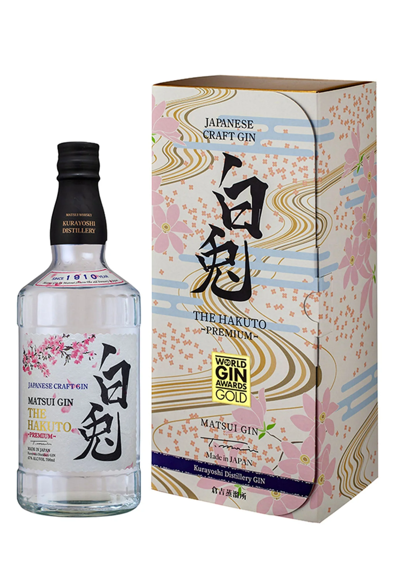THE HAKUTO MATSUI GIN PREMIUM JAPAN 700ML