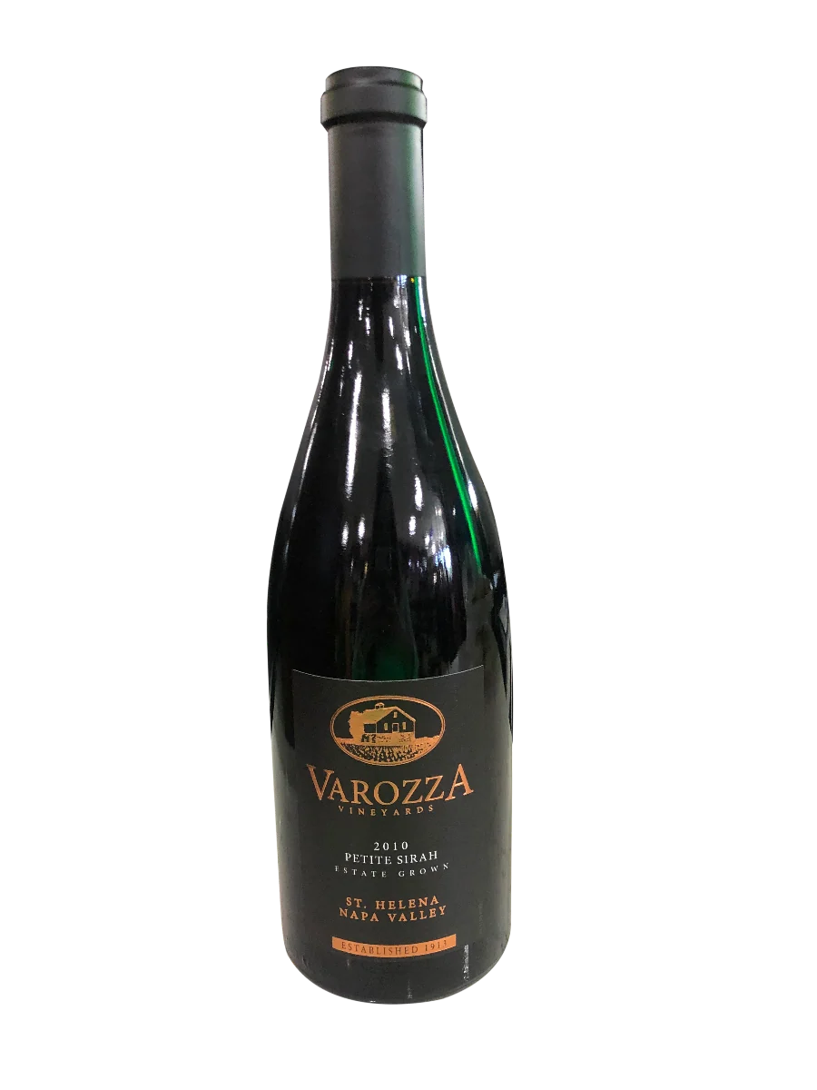 VAROZZA PETITE SIRAH ESTATE GROWN ST HELENA NAPA 2010