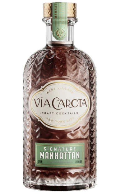 VIA CAROTA CRAFT COCKTAILS SIGNATURE MANHATTAN NEW YORK 375ML