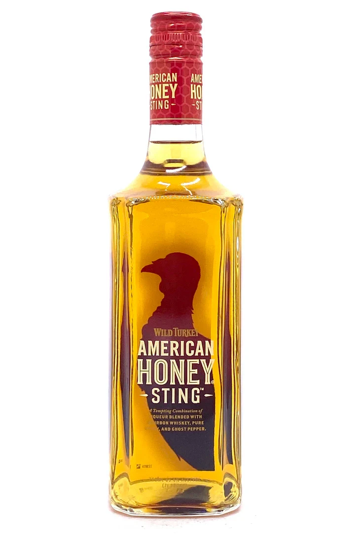 WILD TURKEY LIQUEUR AMERICAN HONEY STING & GHOST PEPPER KENTUCKY 750ML